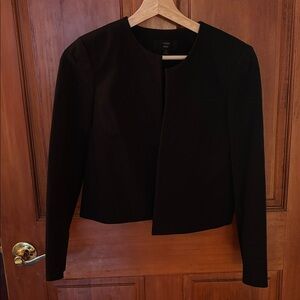 J. Crew Cropped Black Blazer